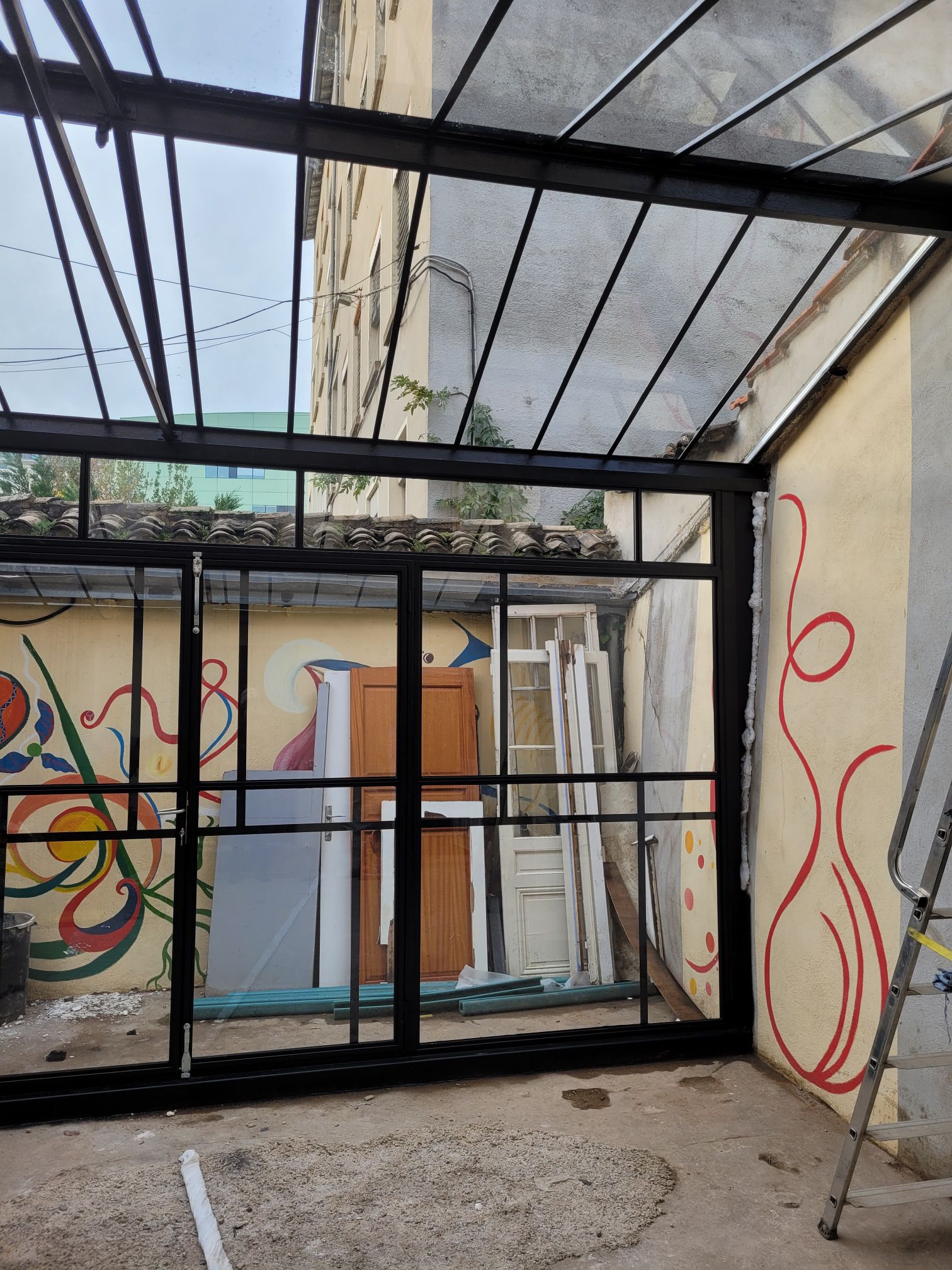 jardin d'hivers réalisé par Métallerie RPA a Lyon