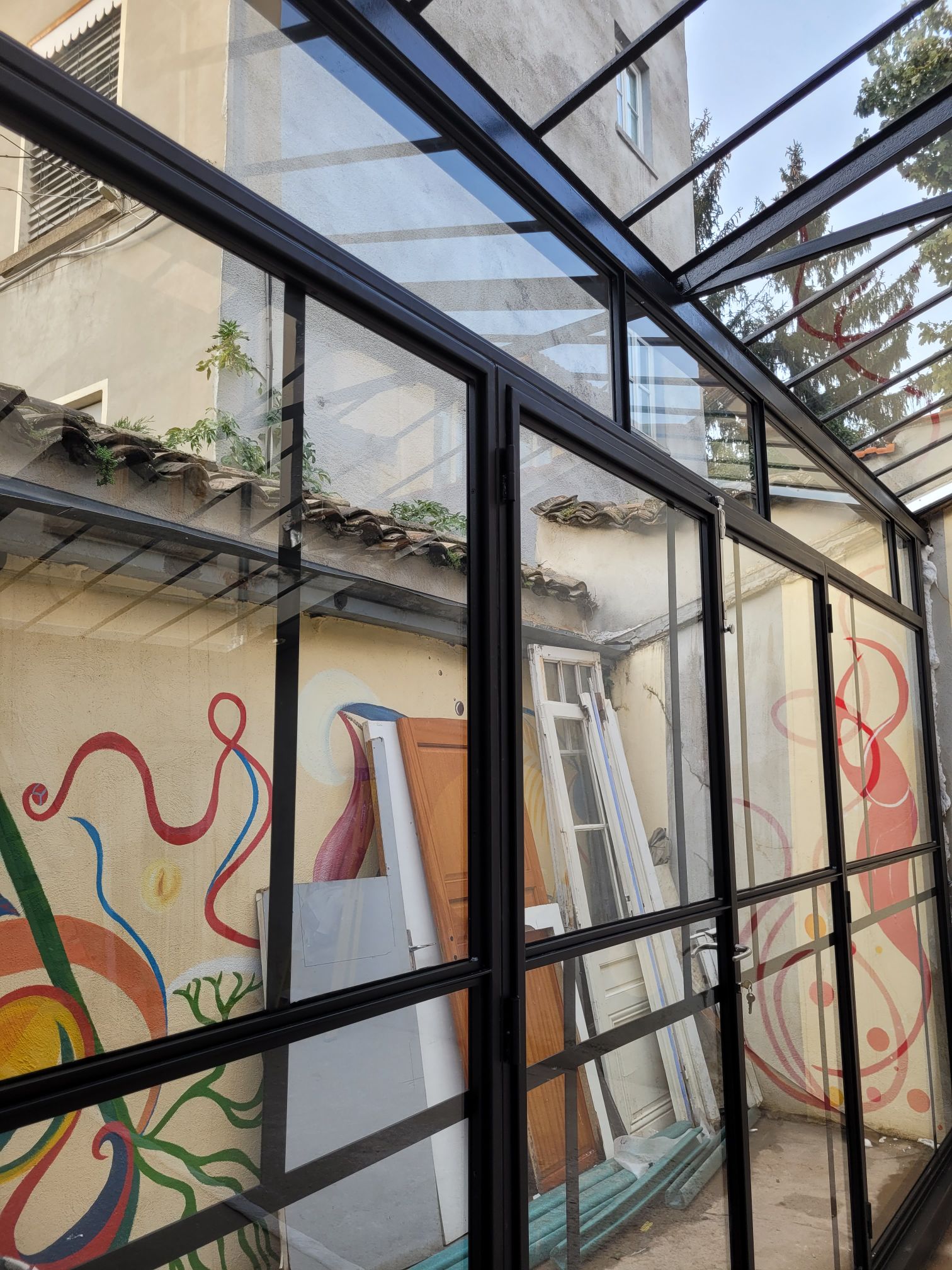 jardin d'hivers réalisé par Métallerie RPA a Lyon