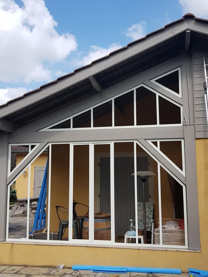 fabrication d'une véranda acier a Francheville proche de Lyon