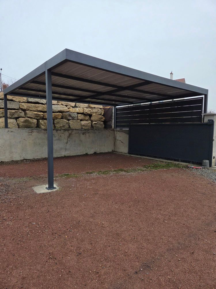 fabrication de carport sur mesure en métal a Craponne près de Lyon