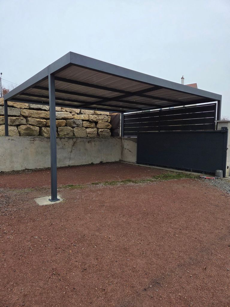 fabrication de carport sur mesure en métal a Craponne près de Lyon