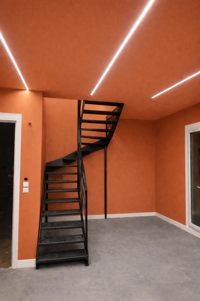 escalier en acier sur mesure à Tassin proche de Lyon
