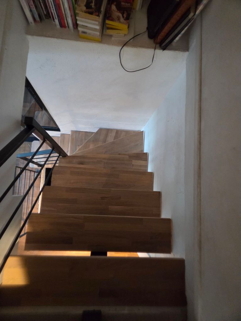 escalier acier et bois sur mesure a Saint-Didier-au-Mont-D'or