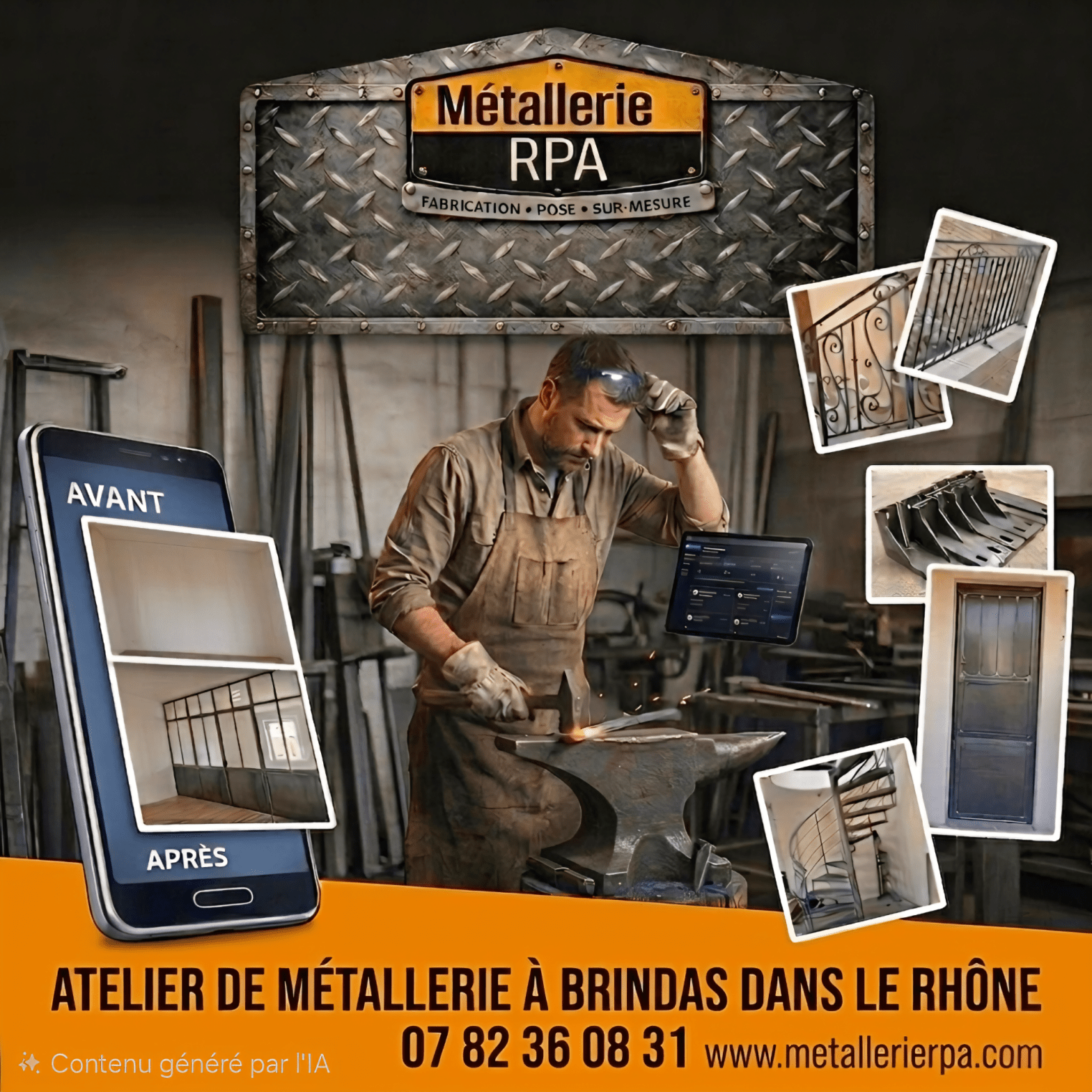 publicité Métallerie RPA